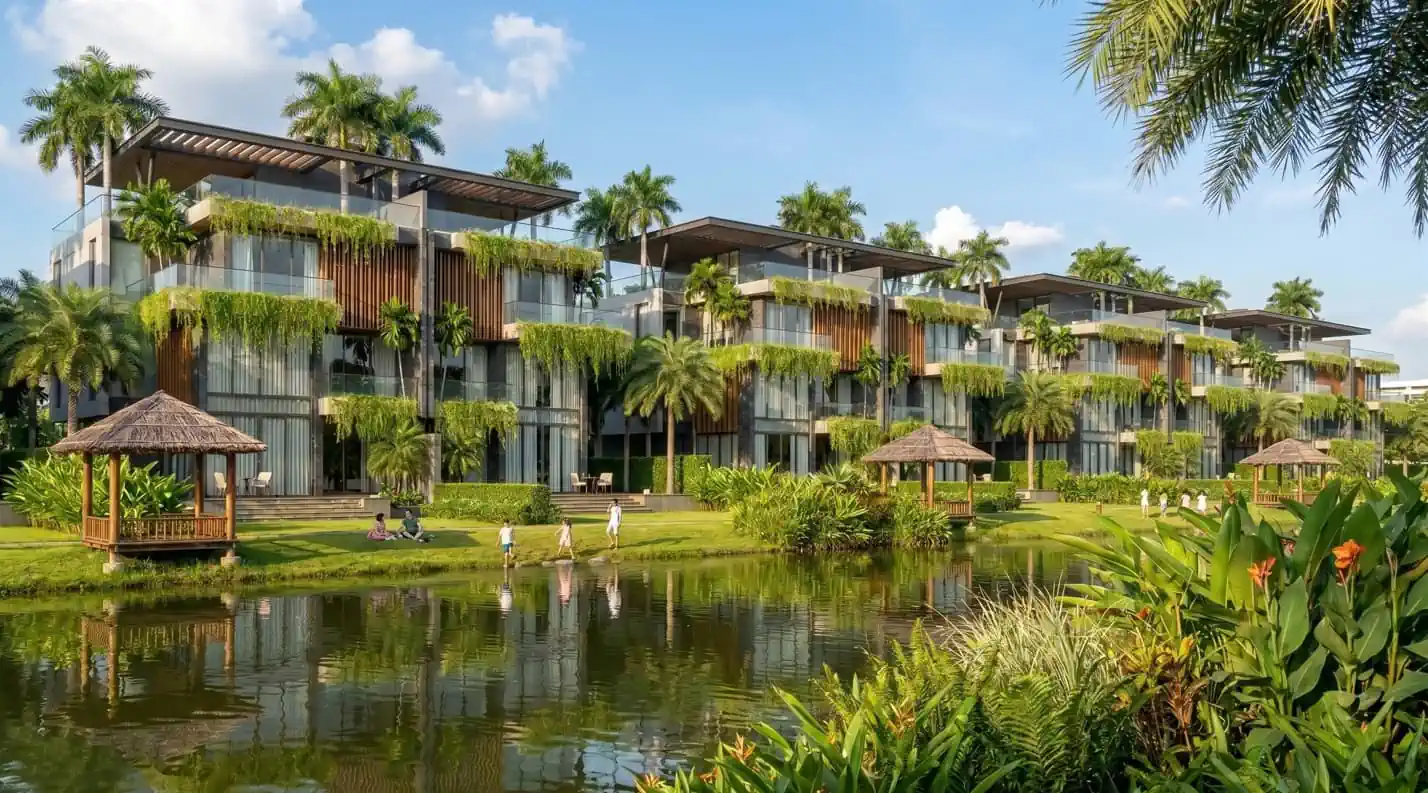 Biệt thự Riverside Villa Flamingo Forest City Đông Anh